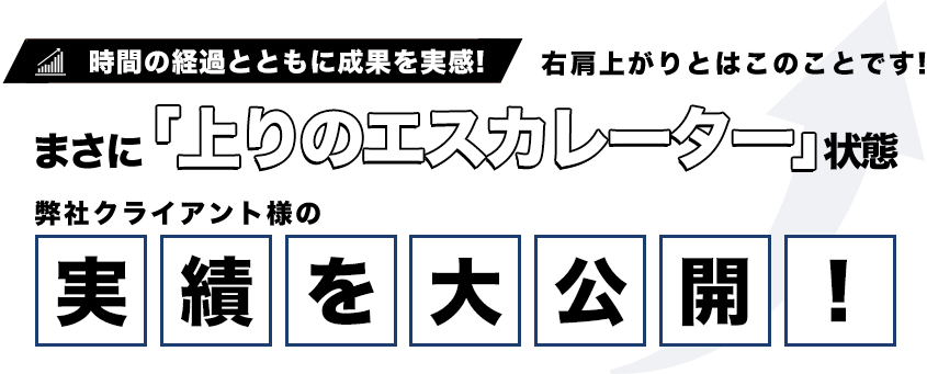 弊社クライアント様の実績を大公開!